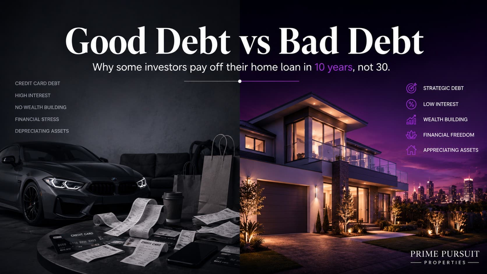 Good Debt vs Bad Debt: Why Some Investors Pay Off Their Home Loan in 10 Years Instead of 30